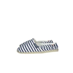 Havaianas Blue White Pinstripe Alpargatas Origine II Slip-on Shoes Unisex 7W/6M